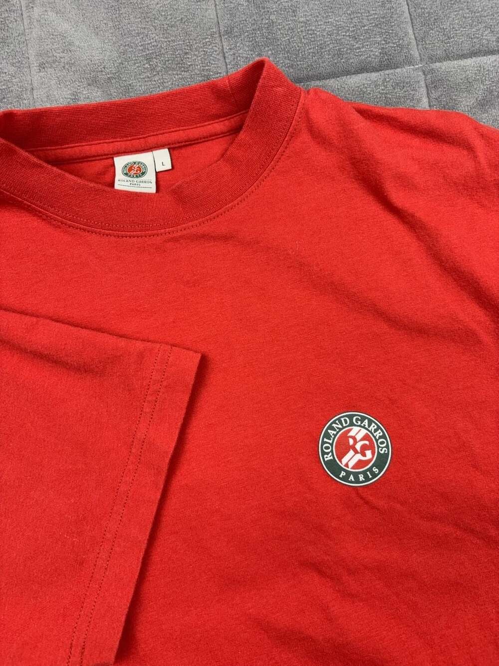 Roland Garros Paris Graphic T-Shirt Red Size L
